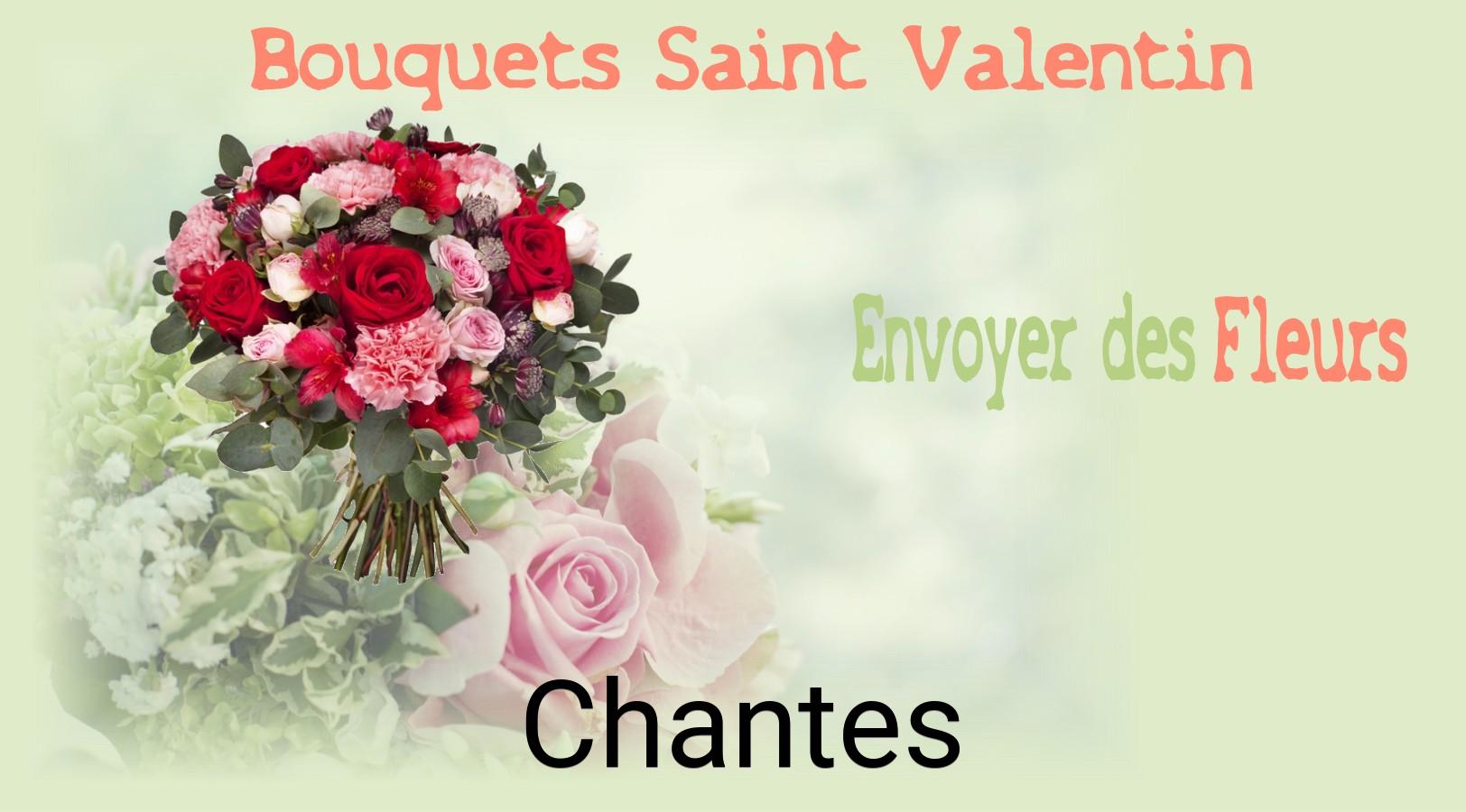 Roses de Saint-Valentin livrées à Chantes